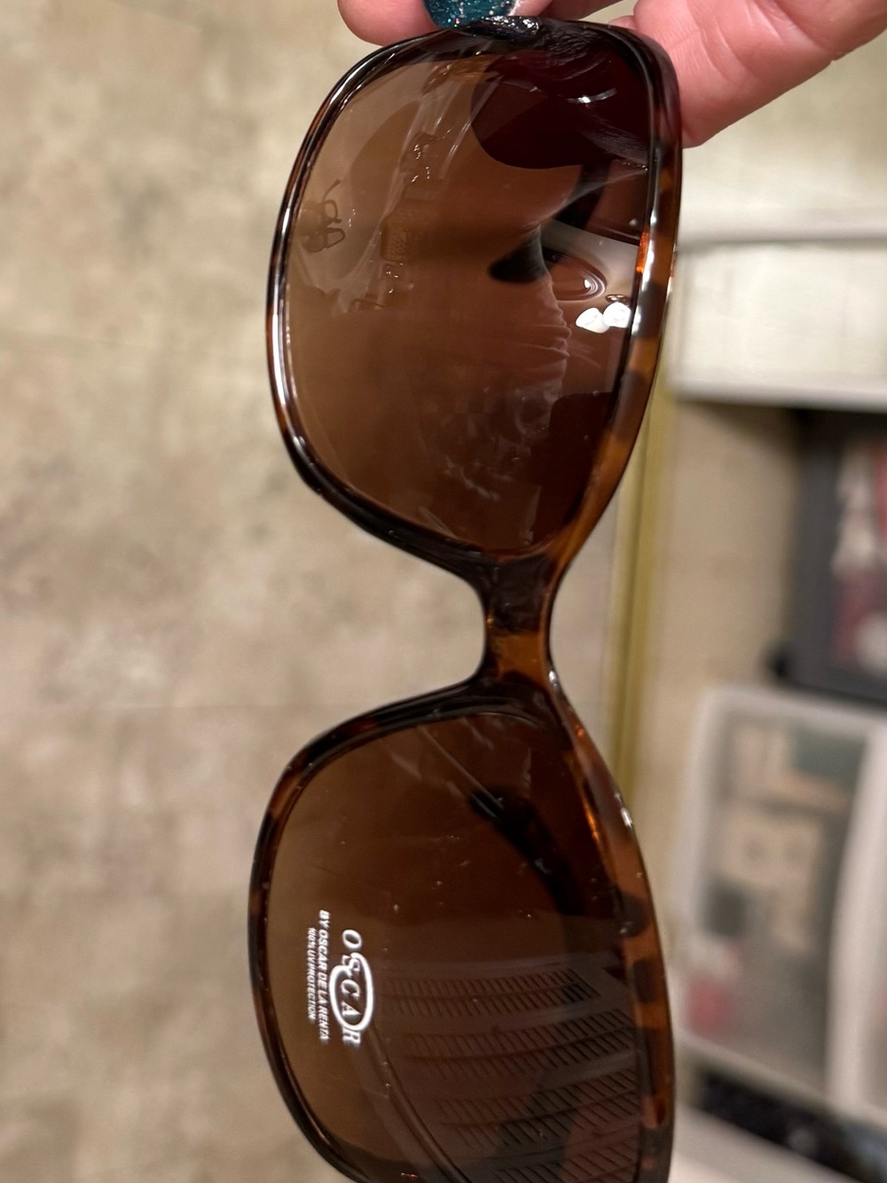 Women's Tortoise Shell Brown Oversized Sunglasses